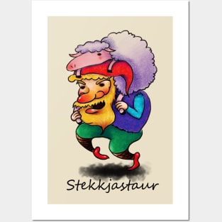 Yule lad /Santa Clause- Stekkjastaur Posters and Art